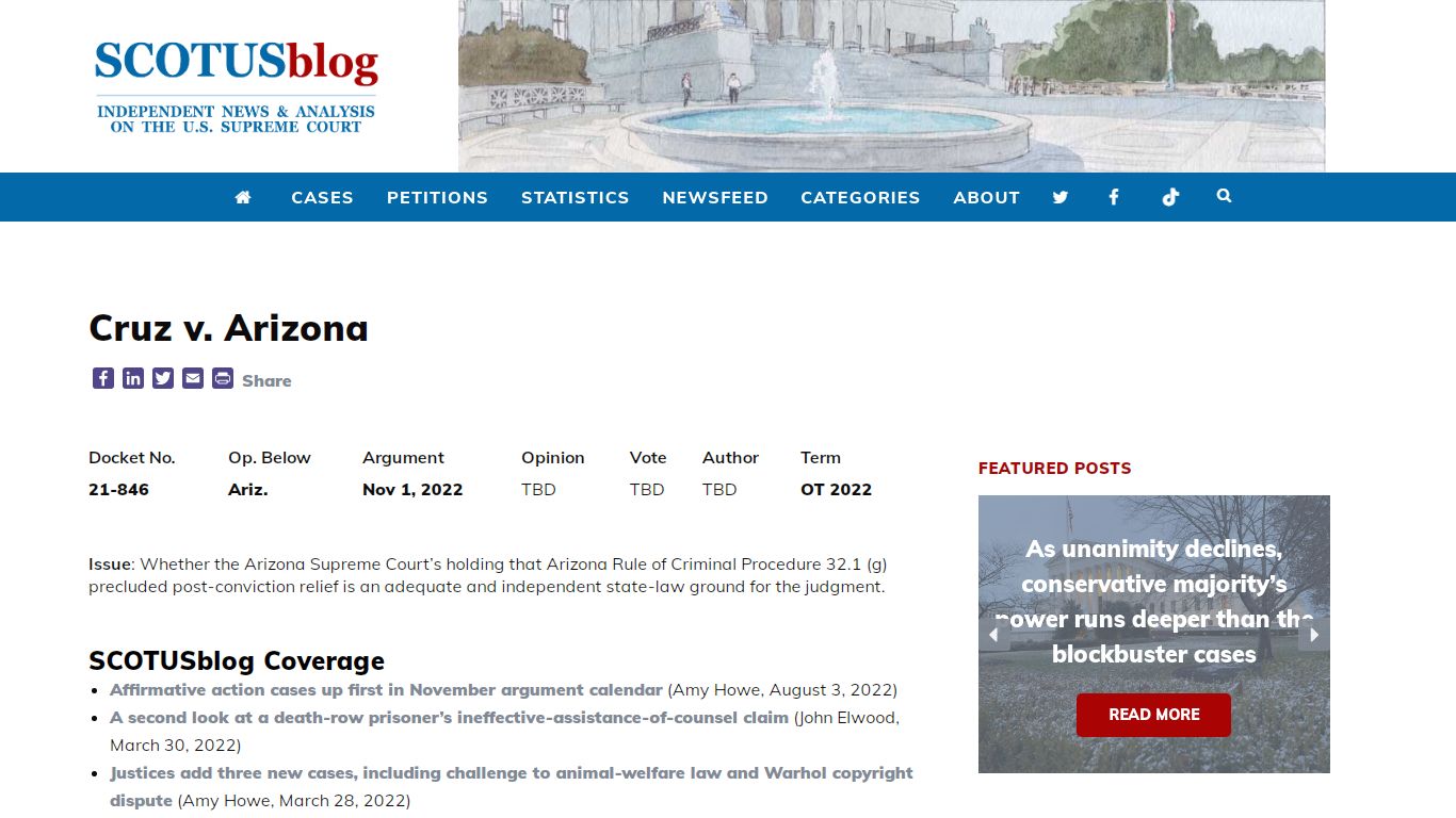 Cruz v. Arizona - SCOTUSblog